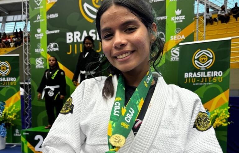 Rondonense conquista título de campeã brasileira de jiu-jitsu