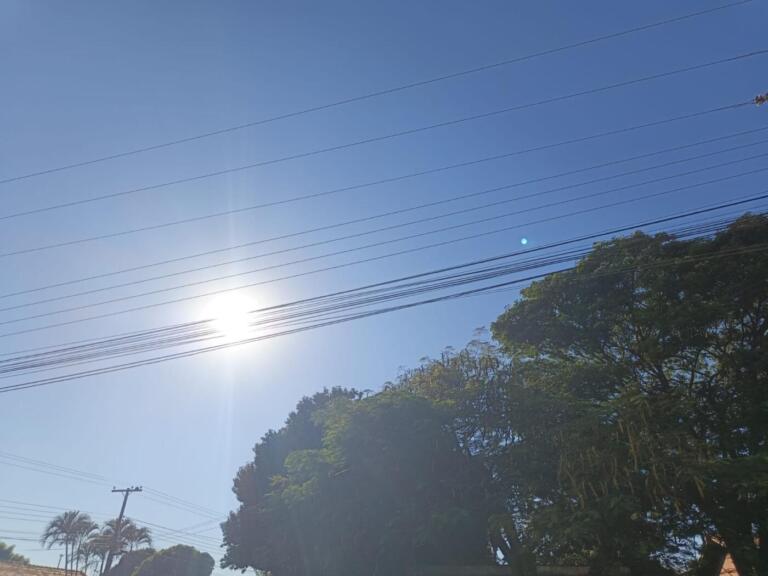 Primeiro dia do ano vai ser de sol e temperatura na casa dos 33ºC em Marechal Rondon