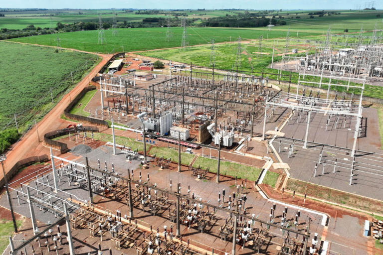 Obra em subestação da Copel em Guaíra reforça rede de alta-tensão no Oeste e Sudoeste