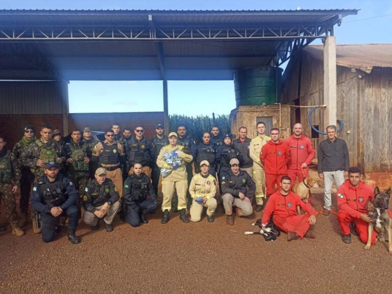 Criança de dois anos que estava desaparecida em Guaíra é encontrada após buscas