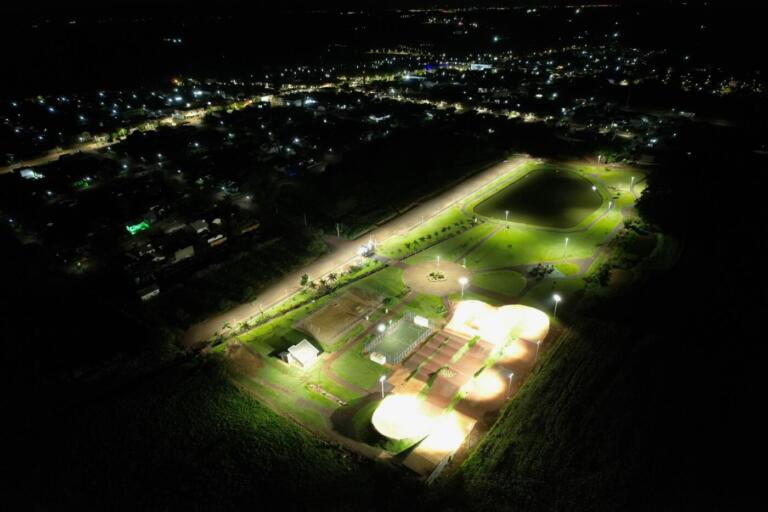 Novo sistema de iluminação no Lago de Mercedes traz mais segurança e conforto