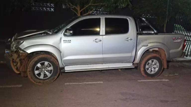 Hilux levada em assalto em Toledo é recuperada