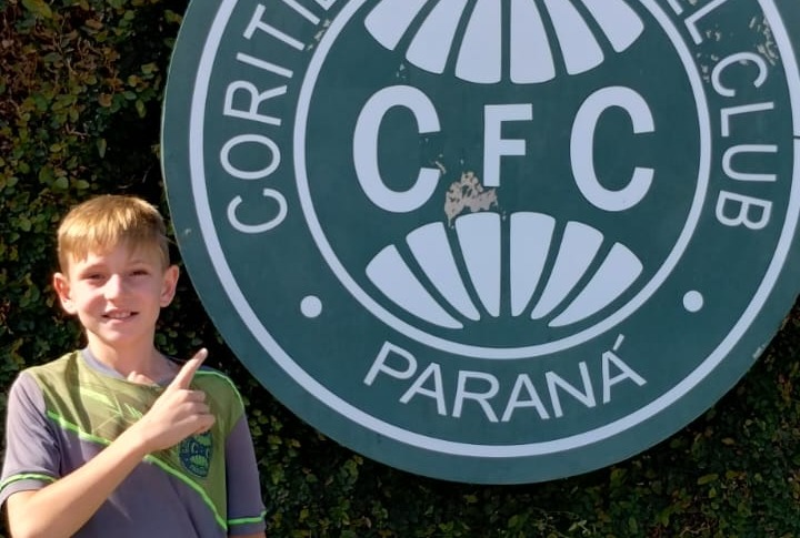 Meio-campo Theo Eiras é mais um rondonense a integrar categoria de base do Coritiba