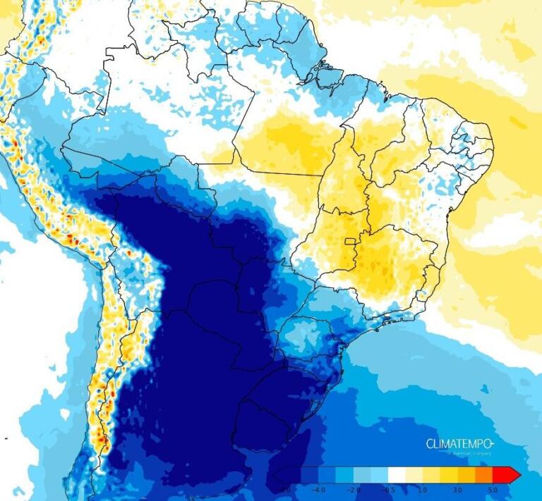 Climatempo prevê queda significativa de temperatura no próximo fim de semana