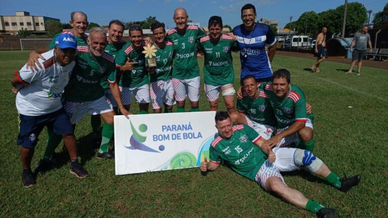 Máster conquista o título regional no Paraná Bom de Bola