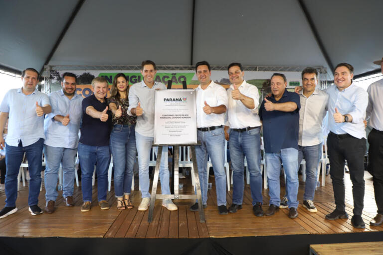 Após décadas de espera, governador inaugura Contorno de Marechal Rondon