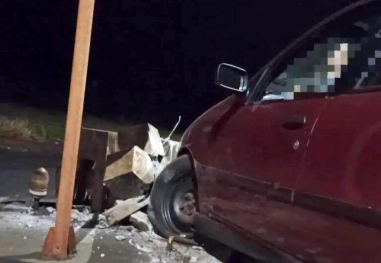 Acidente é registrado no final da Avenida Santo Cristo em Nova Santa Rosa