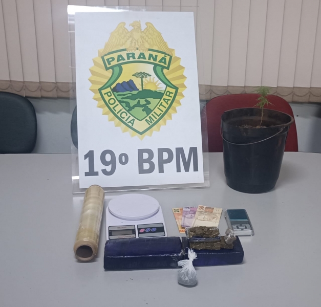 Casal é preso pela Rotam por tráfico de drogas em Marechal Rondon