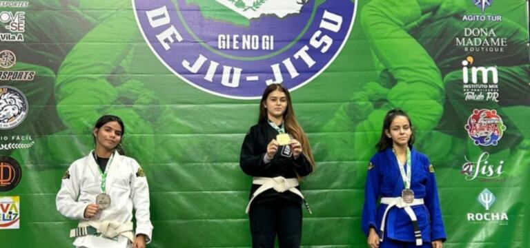 Quatro-pontenses conquistam ouro e bronze na 17ª Etapa da Copa Paraná de Jiu-Jitsu