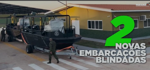 BPFron recebe duas embarcações blindadas para atuação na fronteira