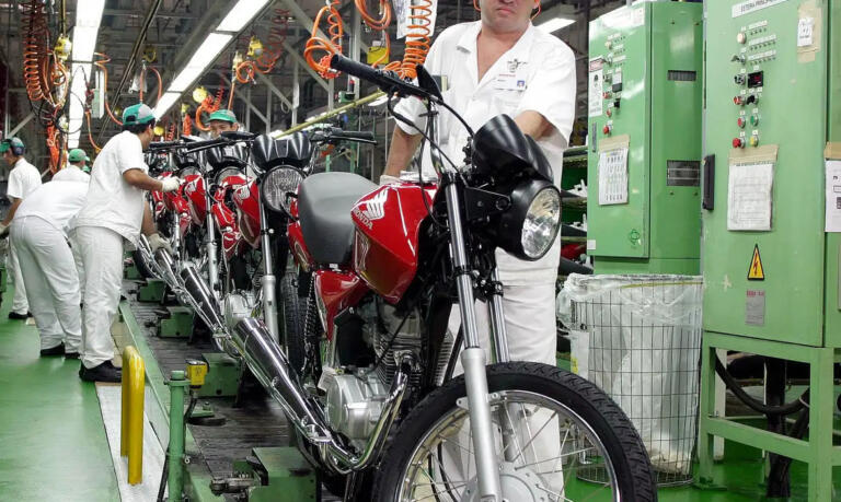 Produção de motos cresce 3,4% e tem melhor resultado em 13 anos
