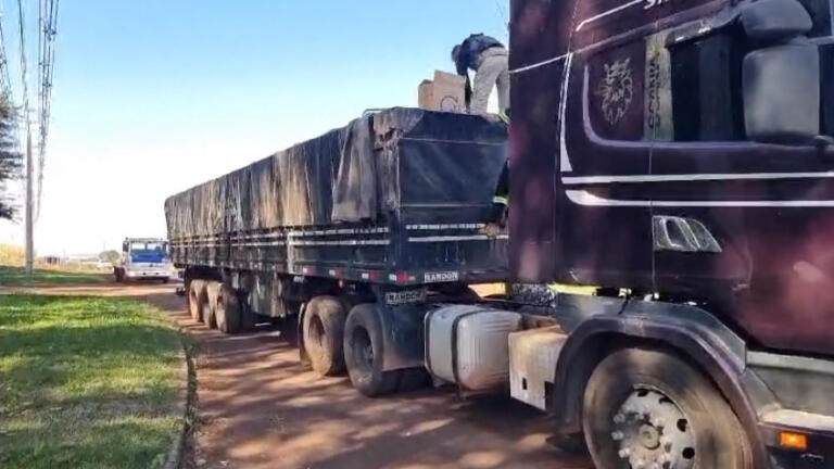 PRF apreende 400 mil maços de cigarros em Marechal Rondon