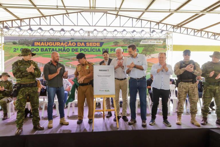 Reforço na fronteira: Estado inaugura sede da 2ª Companhia do BPFron em Guaíra