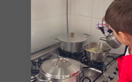 Irmãos rondonenses viralizam na internet após vídeo cozinhando e conquistam milhares de seguidores