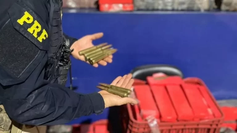 PRF apreende 450 quilos de maconha e munições calibre .50 em Santa Terezinha de Itaipu