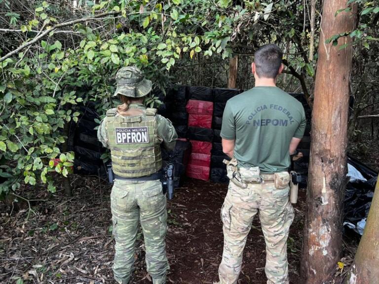 Polícia localiza depósito e apreende 20 mil pacotes de cigarros no interior de Mercedes