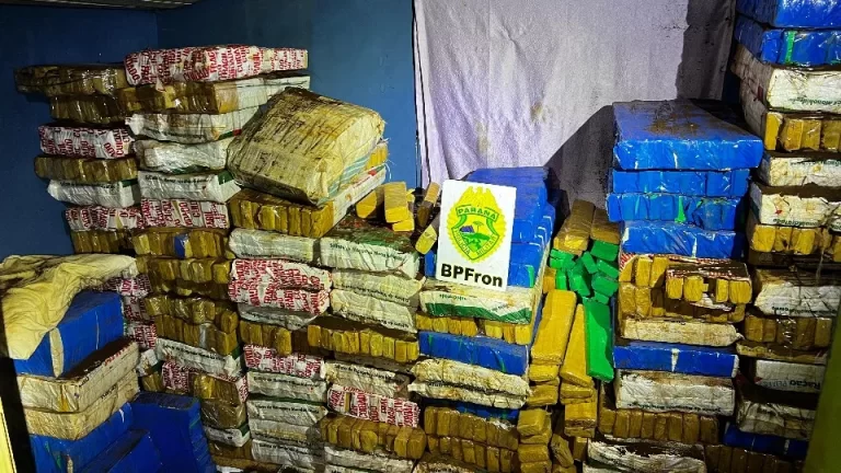 Mais de 1,5 tonelada de maconha é apreendida em depósito em Toledo