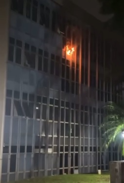 Fogo é registrado na prefeitura de Marechal Rondon