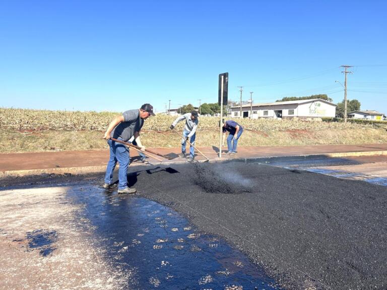 Mercedes reforça segurança viária com instalação de travessia elevada na Rua Quito