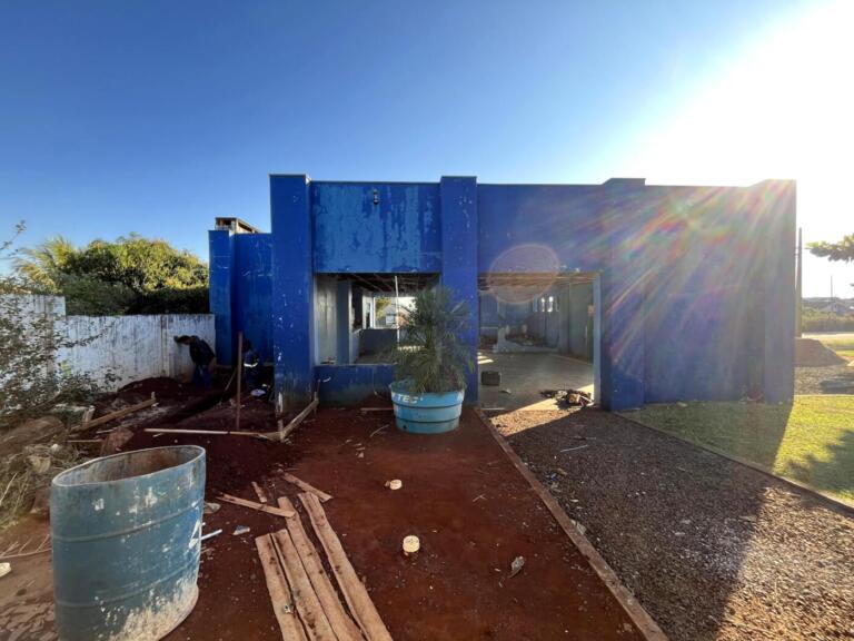 Iniciada a obra de ampliação e reforma do centro esportivo de Maripá