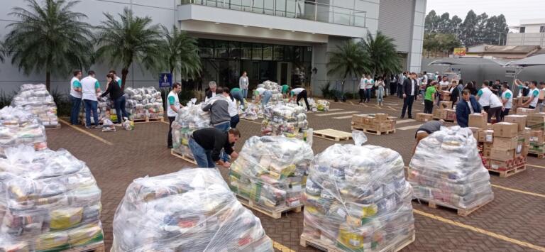 Conselho de Cooperativas da Acimacar envia 20 toneladas em doações para ajuda ao Rio Grande do Sul