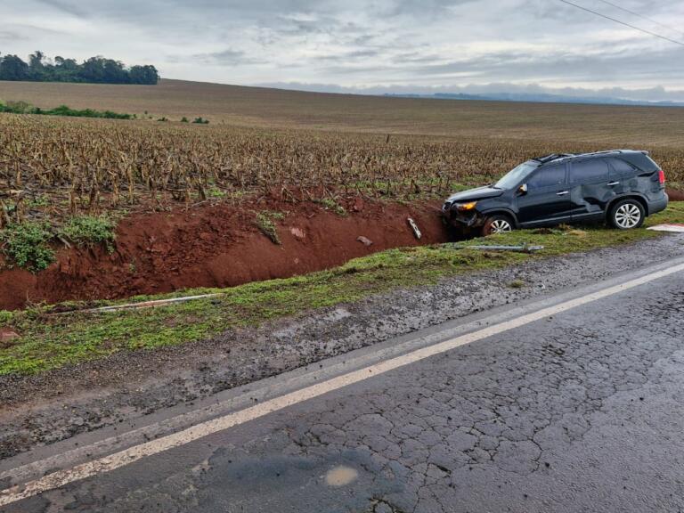 Rondonense de 17 anos fica ferido em acidente entre Iguiporã/Curvado