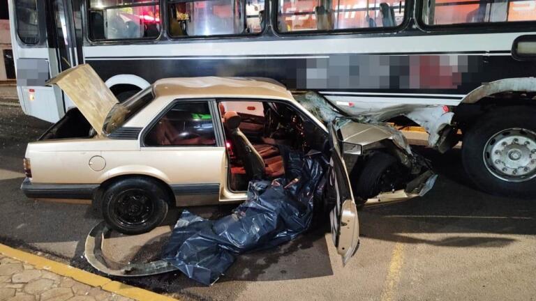 Homem morre em grave acidente no centro de Nova Santa Rosa