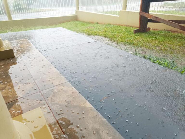 Chuva de granizo é registrada em Marechal Rondon; veja a previsão do tempo para os próximos dias
