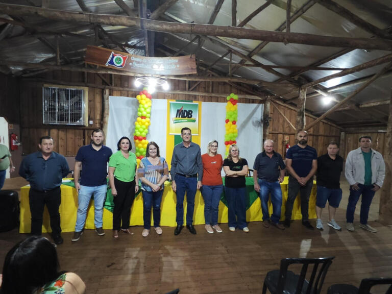 MDB de Nova Santa Rosa oficializa pré-candidatos a vereador em convenção