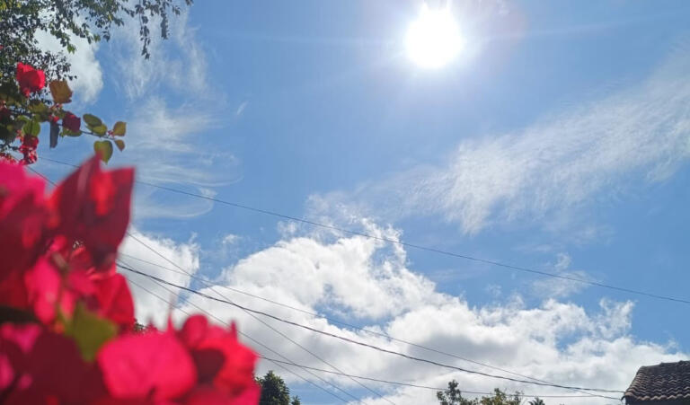 Sol brilha forte em Marechal Rondon com termômetros marcando máxima de 19ºC
