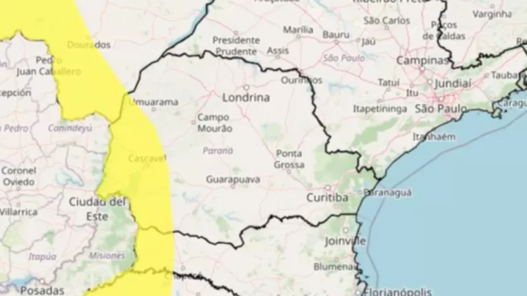 Marechal Rondon e municípios do Oeste estão sob alerta de vendaval