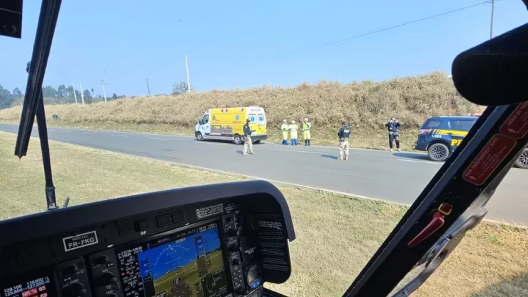 Motociclista morre e criança fica gravemente ferida na BR-373 