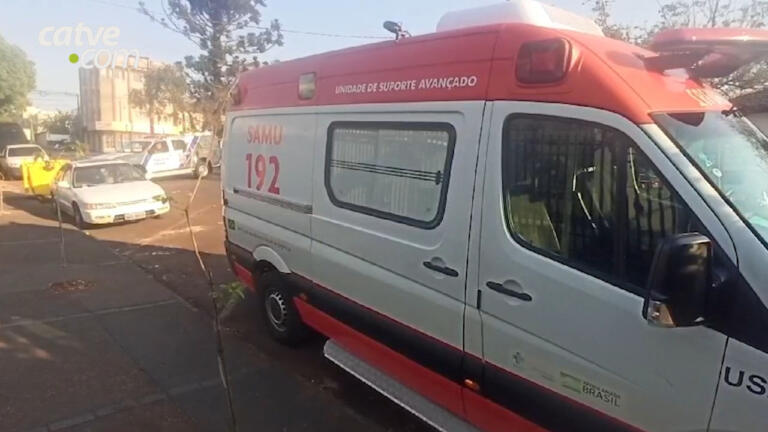 Jovem chama o Samu, recusa atendimento e foge com a ambulância em Toledo