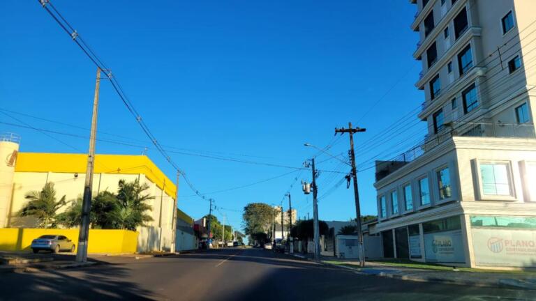 Manhã começa com vento gelado em Marechal Rondon, mas termômetros devem chegar a 27°C