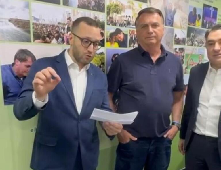 Ex-presidente Jair Bolsonaro cumpre agenda na quinta-feira em Marechal Rondon