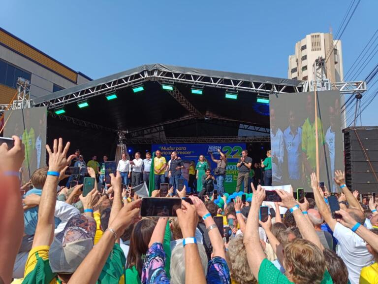 Em visita a Marechal Rondon, Bolsonaro não poupa críticas ao governo PT