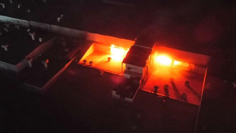 Grande incêndio é registrado na Copacol de Cafelândia