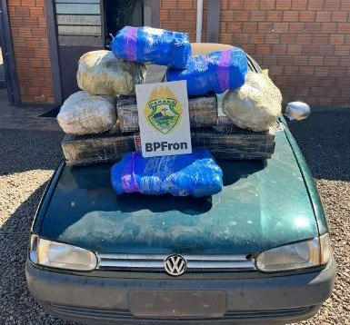 BPFron prende homem com maconha e capulho em Marechal Rondon