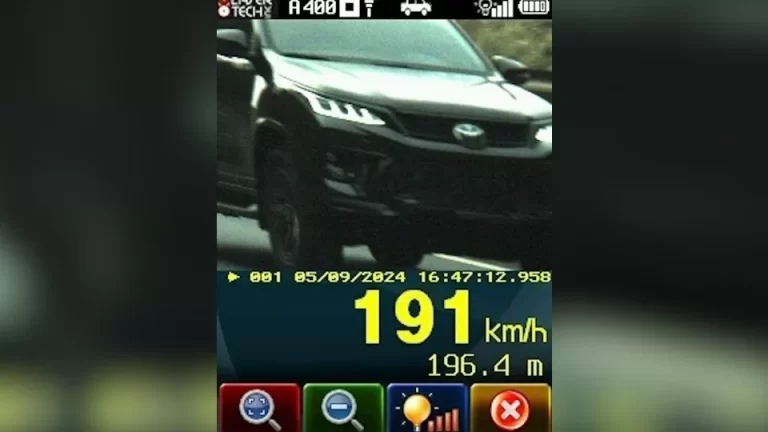 Carro é flagrado a quase 200 km/h na BR-376