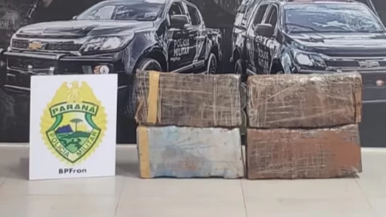 Fardos de maconha são apreendidos pelo BPFron em Guaíra