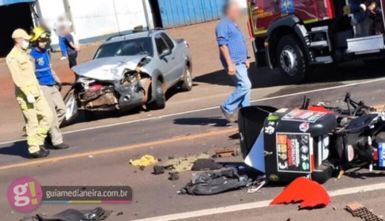 Motoboy de Toledo morre em grave acidente na BR-277