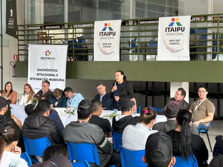 Projeto Coleta Mais, da Itaipu, é apresentado a 700 catadores de 50 municípios do Paraná