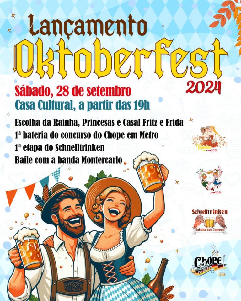 34ª Oktoberfest de Marechal Rondon será lançada neste sábado na Casa Cultural