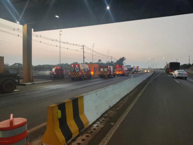 Acidente próximo à Unidade da PRF em Cascavel deixa três feridos e duas pessoas em estado grave