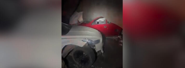 Três caminhões e três carros se envolvem em acidente na BR-277