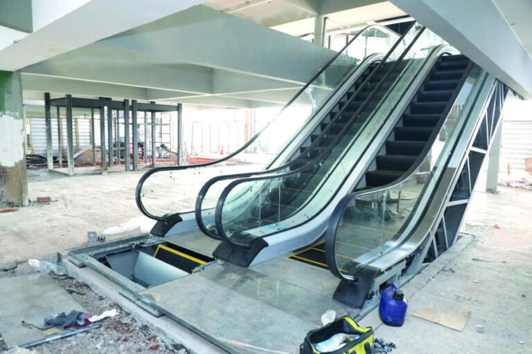 Terminal Rodoviário Dra. Helenise Pereira Tolentino chega a 40% e já tem escada rolante