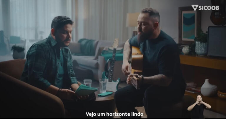 Sicoob lança jingle autoral interpretado pela dupla Jorge e Mateus