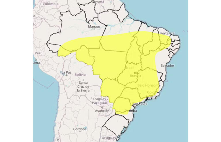 Paraná está sob alerta de baixa umidade