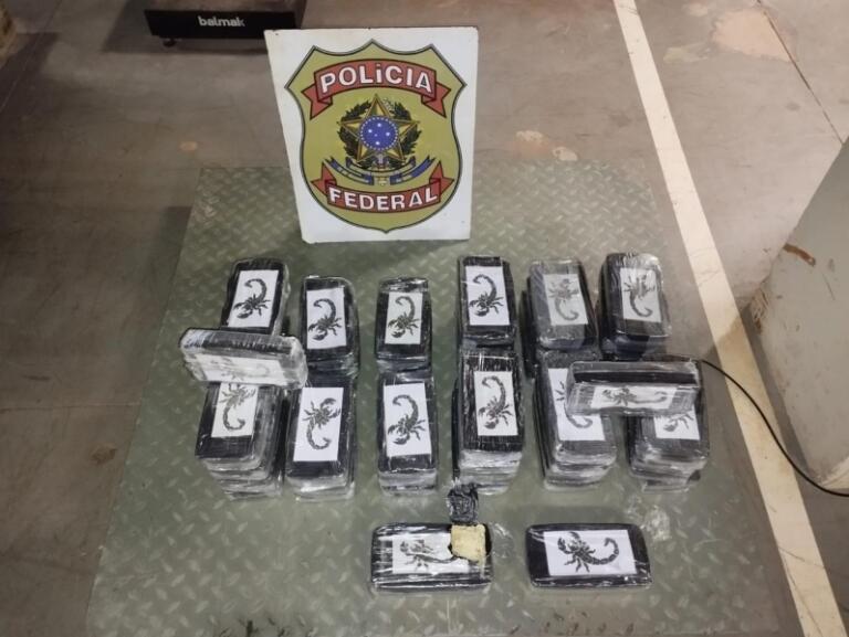 Homem é preso pela PF nas imediações de Marechal Rondon transportando carga de cocaína