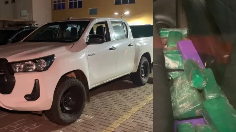 Caminhonete carregada com 100 quilos de maconha é apreendida após fuga na BR-163 em Lindoeste